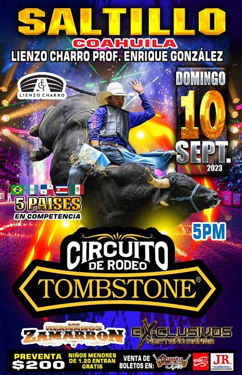 Circuito De Rodeo Tombstone En El Lienzo Charro Bienvenidos A Saltillo