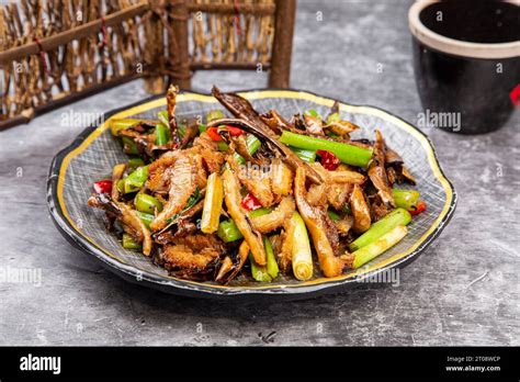 Stir Fried Shredded Beef Tripe Stock Photo Alamy