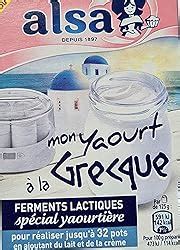 ALSA Mon Yaourt a la Grecque Ferments lactiques spécial yaourtière