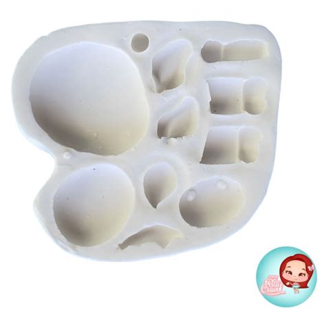 Molde De Silicone Codg 120 Bichinhos MD Moldes Shopee Brasil