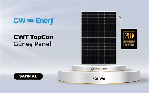 Cwt 425 Watt 108TN10 16BB Topcon Solar Güneş Paneli Enerjievi