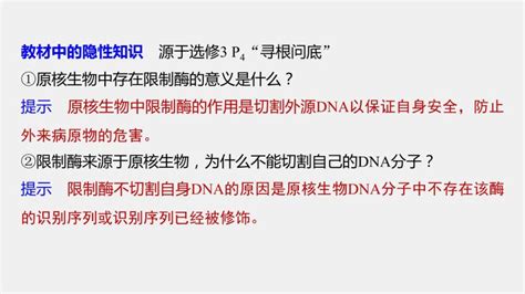 高中生物高考2022年高考生物一轮复习 第10单元 第33讲 基因工程课件ppt 教习网课件下载