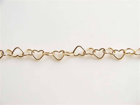 Heart Chain Bracelet Adjustable Heart Link Bracelet Dainty - Etsy