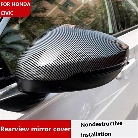 Couvercle De R Troviseur Pour Honda Civic 11th Gen 2022 En Fiber De