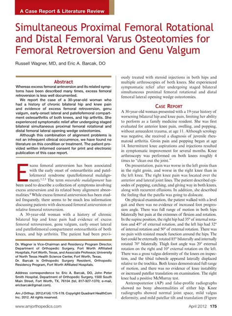 Simultaneous Proximal Femoral Rotational And Distal Femoral Varus