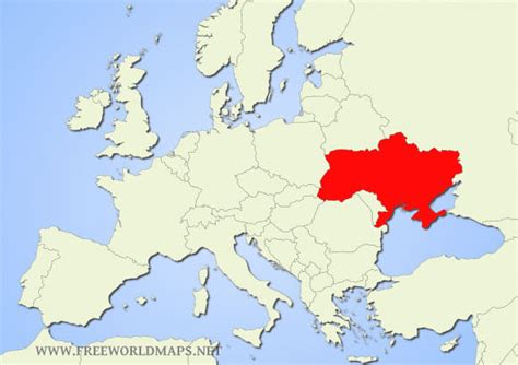 Where Is Ukraine Located On The Map The World Map