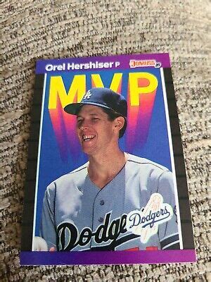 Orel Hershiser Donruss Mvp Baseball Card Bc Nm Mt Los Angeles