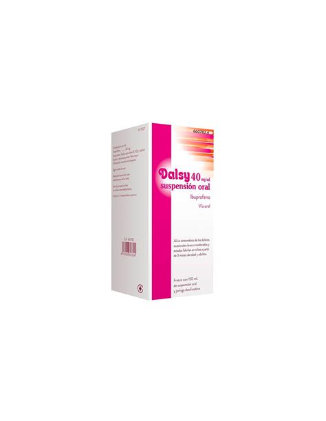 Dalsy 40 mg/ml oral suspension 150 ml ( strawberry flavour)