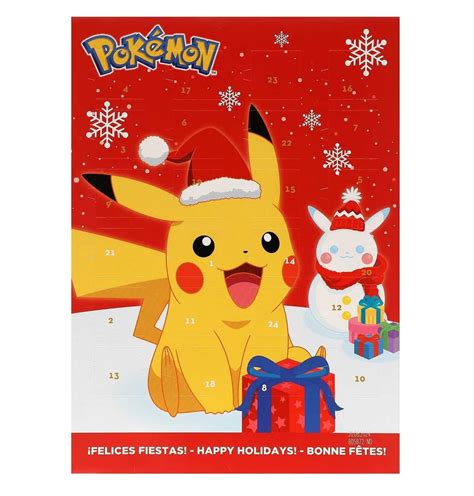 Pokémon Adventskalender 9 Kalender für Pikachu Fans