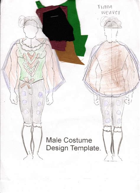 Theatre Costume Design Templates