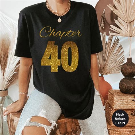 Chapter 40 Shirt, 40th Birthday Shirt, Birthday Group Shirt, Chapter F