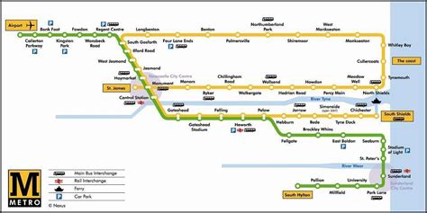 Sunderland Metro Map