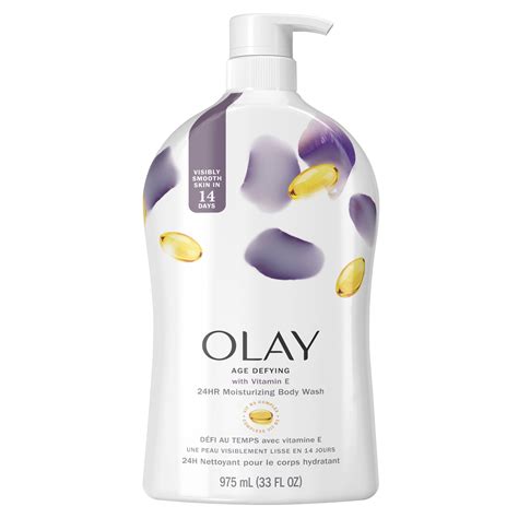 Olay Age Defying Body Wash With Vitamin E Fl Oz Walmart