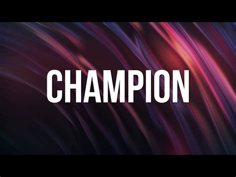 Champion Video Worship Song Track with Lyrics | Playback Media | WorshipHouse Media