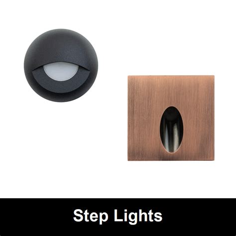 Step Lights (Indoor, Outdoor) - 12V, 24V and 120V