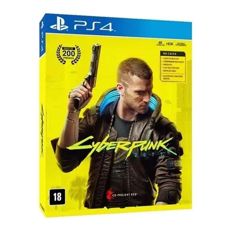 Jogo Ps4 E Ps5 Cyberpunk 2077 Mídia Física Novo E Lacrado Shopee Brasil