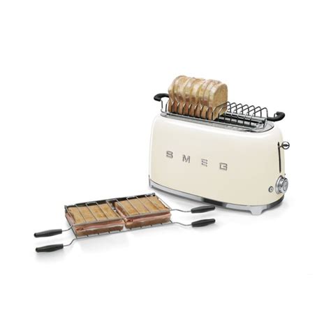 Smeg Cream 2-Slice Retro Toaster | Retro toaster, Retro refrigerator, Retro kitchen appliances