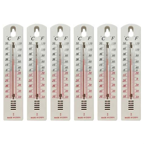 Set Of 6 Room Thermometer Indoor Wall Thermometer Garden Thermometer Temperature Gauge