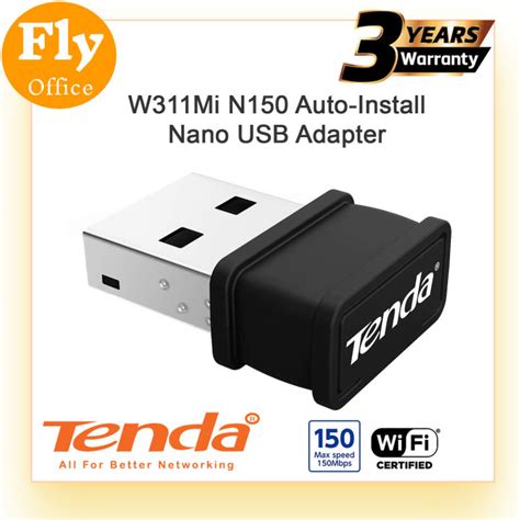 Tenda W Mi Autoinstall Mbps Auto Install Wireless Nano Usb Adapter