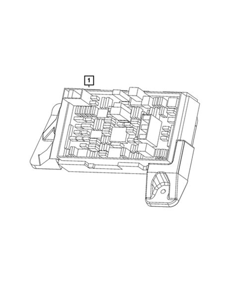 Power Distribution Fuse Block Junction Block Relays And Fuses For 2022 Ram 1500 Mopar Estores