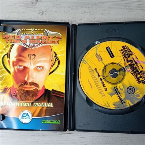 Command Conquer Red Alert Yuris Revenge Pc Cd Rom Game Rare Retro