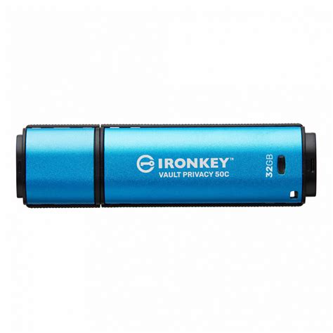 Compra Memoria USB Kingston IronKey Vault Privacy 50C 32GB Azul