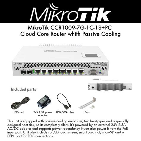 Ccr G C S Pc Mikrotik Cloud Core Router For Wireless Isp At Rs