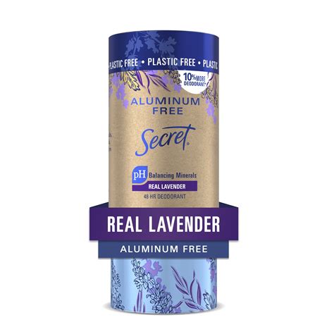 Secret Aluminum Free Deodorant for Women, Lavender, 2.65 oz - Walmart.com