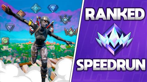 Platinum To Unreal SPEEDRUN Fortnite Ranked YouTube