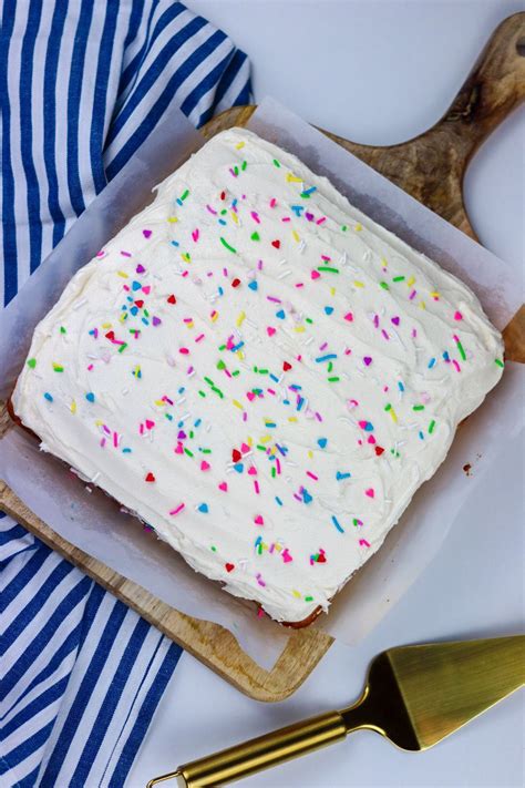 Easy Funfetti Sheet Cake Fluffy And Moist Upstate Design Studio Artofit