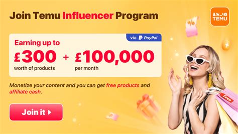 The Temu Influencer Program Updates Up To Worth Of Products And