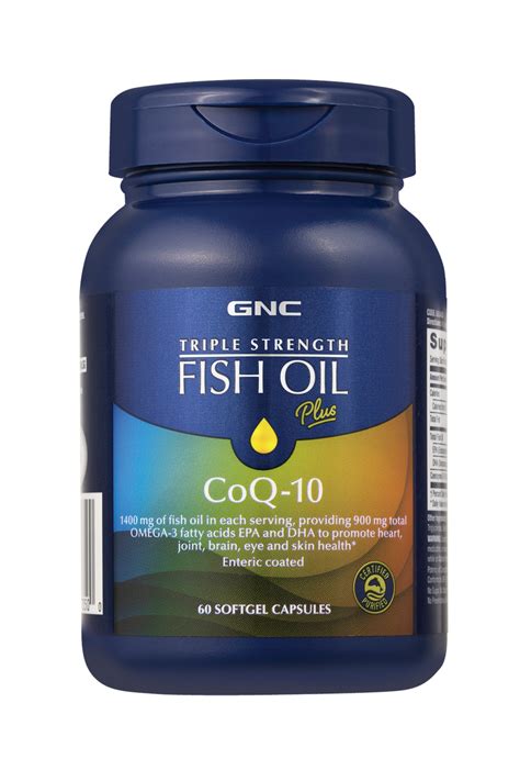 Gnc Triple Strength Fish Oil Coq Softgel Capsules