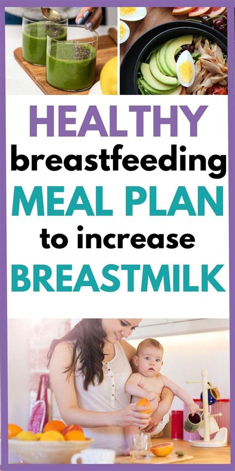 Sample Breastfeeding Meal Plan Artofit