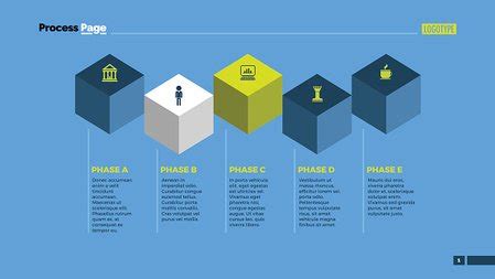 Cube Infographic Diagram Slide Template Stock Vector | Royalty-Free ...