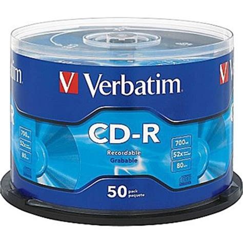 Cd Rverbatim 700 Mb52xspindle 50 Kom Extra Prowrap Genelec Doo