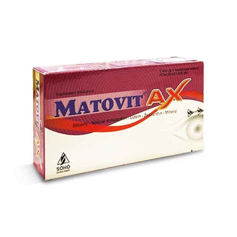 Jual Matovit Ax Kaplet Strip Farmaku