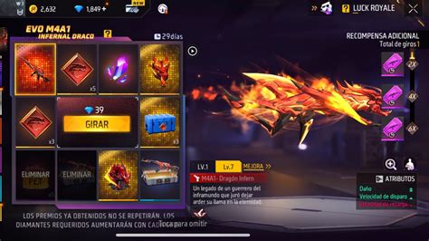 Sacando Nueva M A Evolutiva Drag N Infernal Free Fire Nueva Arma