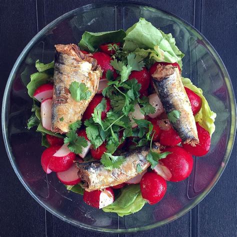 Another Amazing Sardines Salad This Time With Radish Tomatoes And