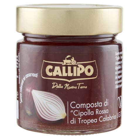 Callipo Composta Di Cipolla Rossa Di Tropea Calabria I G P 280 G