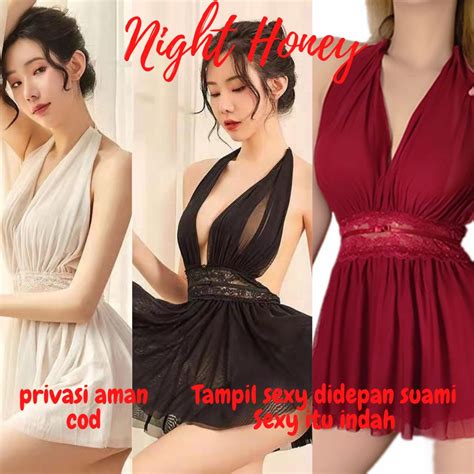 Jual Pakaian Set Linggerie Lingeri Lingerie Set G String Baju Dinas