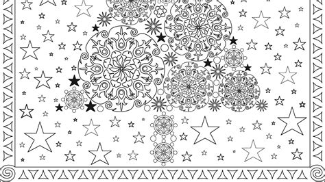 Coloriage de Noël Le sapin mandala