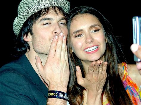 Ianandnina Ian Somerhalder And Nina Dobrev Wallpaper 26746390 Fanpop