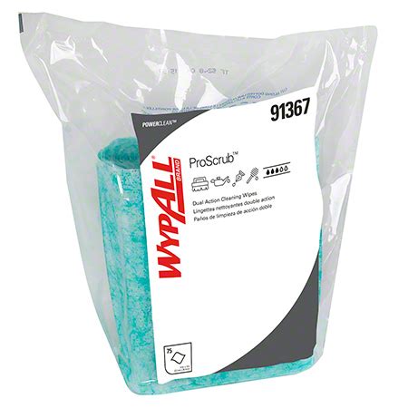 WypAll Power Clean ProScrub Pre Saturated Wipe 75 Ct Refill