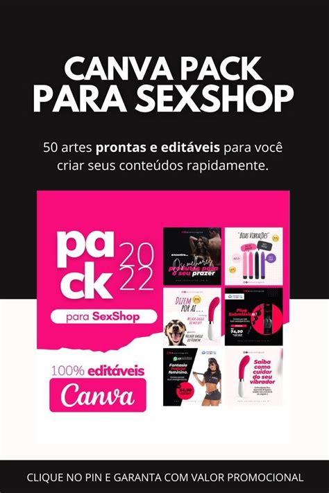 Pack Canva Para Sexshop Templates Prontos E Editáveis Para Instagram