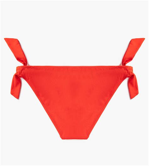 Buy Koton Tie Up Bikini Brief In Red Thstreet Uae