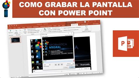 Grabar La Pantalla De La Computadora Con Power Point Youtube