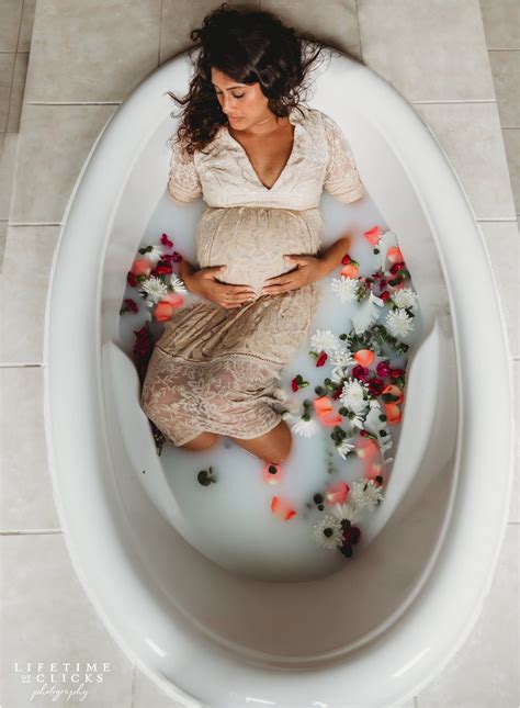 Milk Bath Maternity Photo Shoot Lifetime Of Clicks Photography