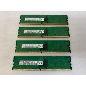 SK HYNIX 1RX16 PC4 2666V 4GB 4枚組 1セット 16GB DDR4 デスクトップ用メモリ 288ピン ECC無し