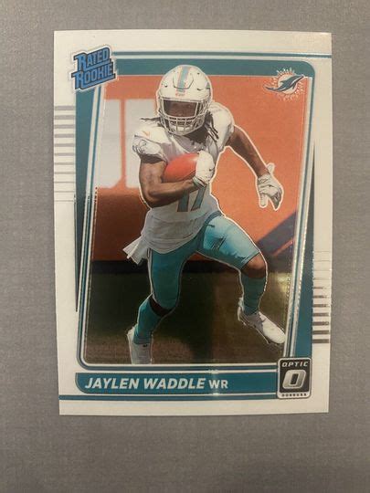 Mavin Donruss Rated Rookie Jaylen Waddle