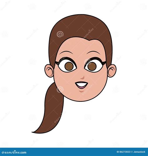 Woman Cartoon Icon Stock Vector Illustration Of Expression 86273023